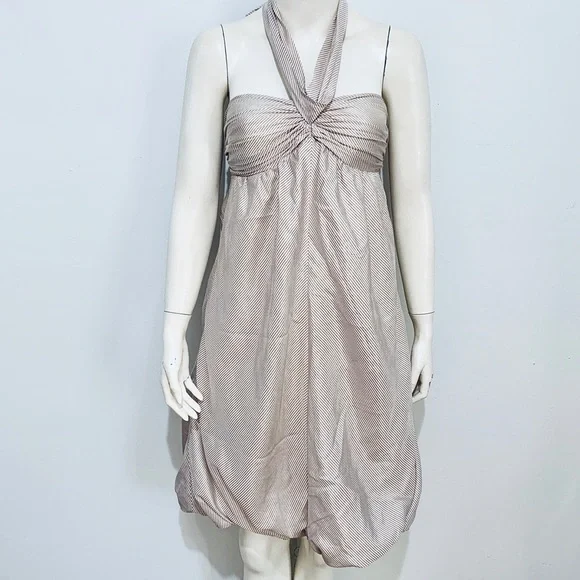 MAX & CLEOEarth Silk Bubble Cocktail Dress 6